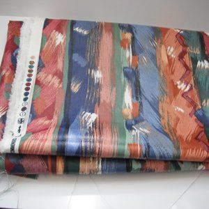 2.5 Yards Durable 100%Cotton Fabric Western Textile Scotchgard W-56in Multicolor